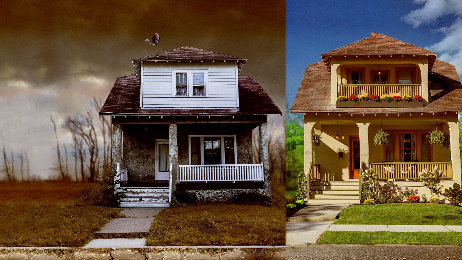 Still from Who's Afraid Of A Cheap Old House?