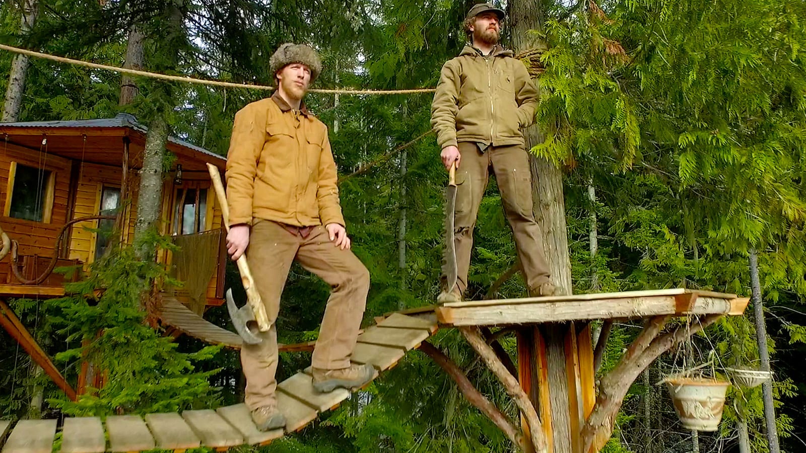 Still from The Woodsmen