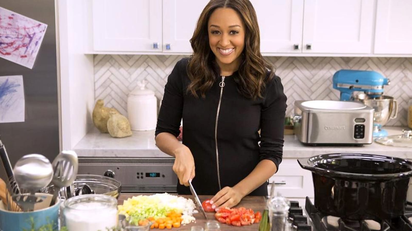 Still from Tia Mowry At Home